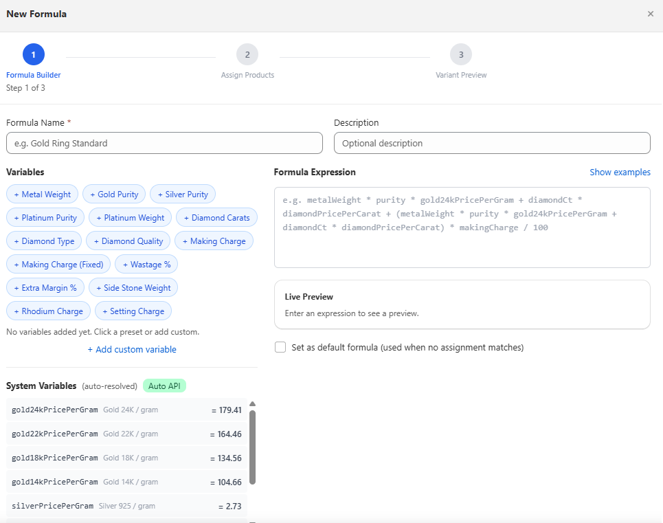 Automate Jewelry Pricing Shopify